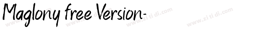 Maglony free Version字体转换